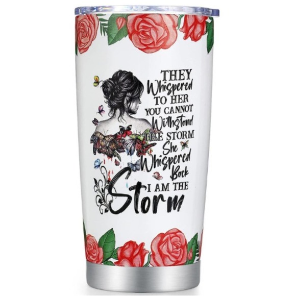 Unknown Other - "They Whispered To Her" Stainless Steel Insulated Tumbler, NWOT!